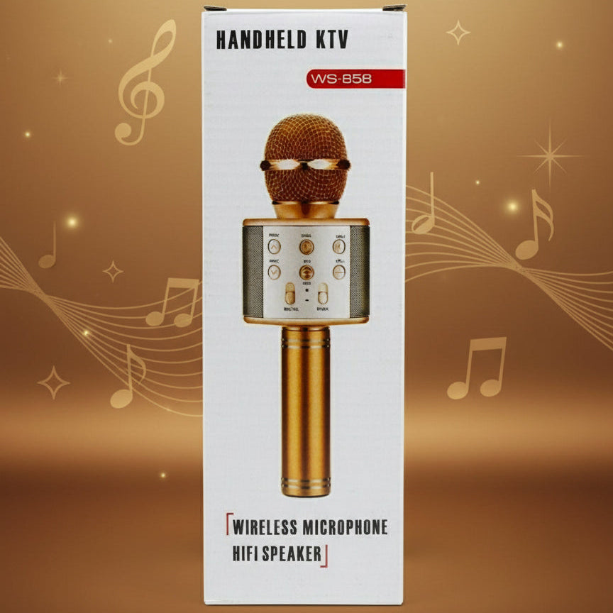 🎤 WS-858 مایکرۆفۆنی وایرلێس - بلوتووس