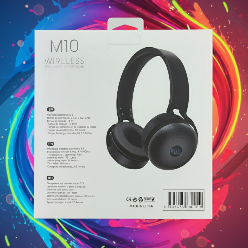 🎮 AKZ M10 هێدسێتی گەیمینگ وایرلێس - LED