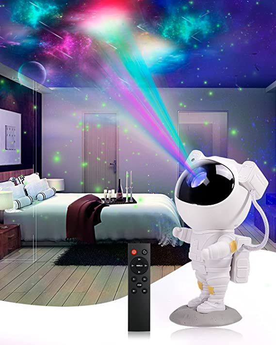 🚀 Astronaut Galaxy Projector - پرۆژێکتەری کەشانی ئاسمان