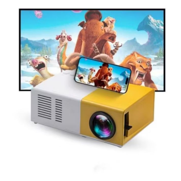 📽️ YG300 LED پرۆژێکتەر - Mini Projector