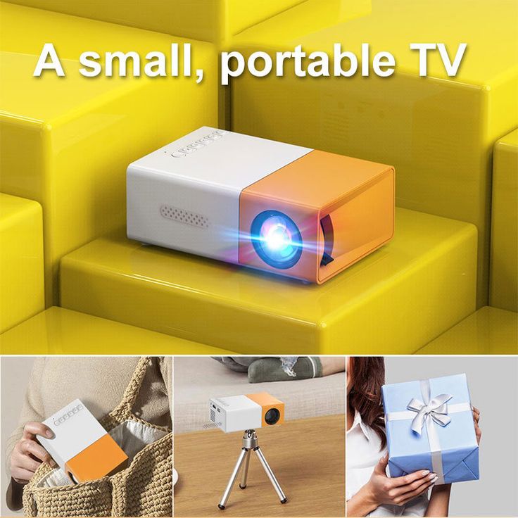📽️ YG300 LED پرۆژێکتەر - Mini Projector